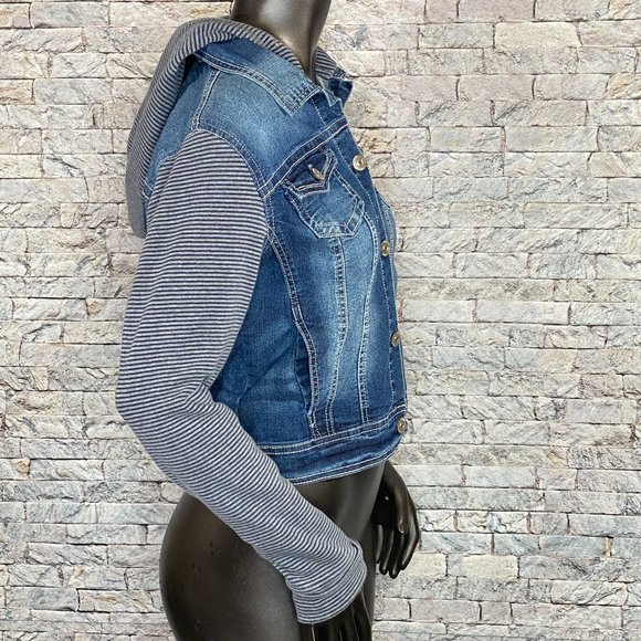 WallFlower Denim Hoodie - Picture 2 of 6